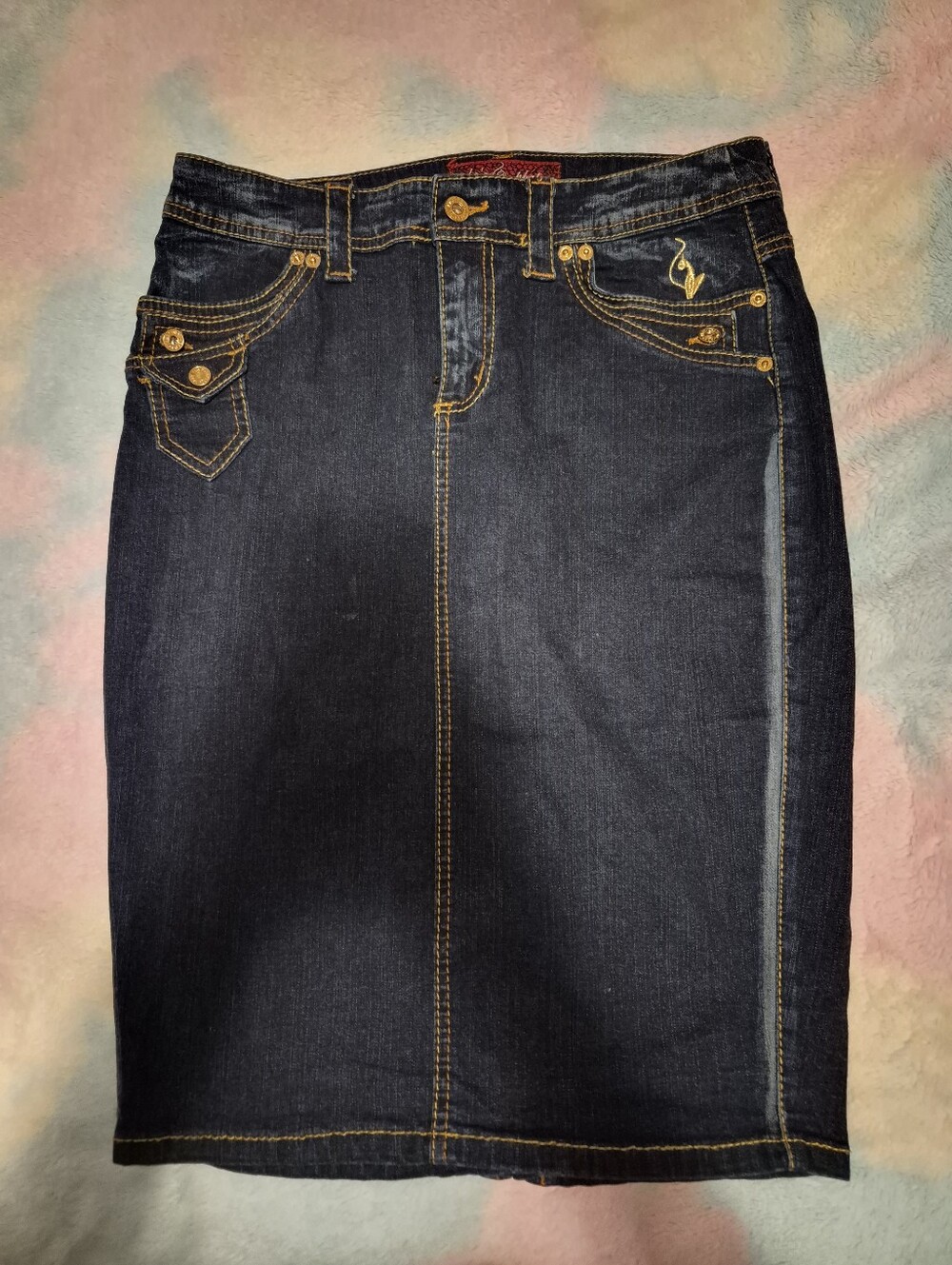 Rare Deadstock Vintage Y2K Baby Phat Denim Skirt